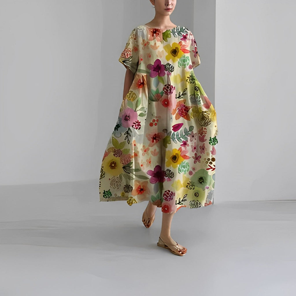 Amalia™ - Magnifique robe fleurie pour femmes