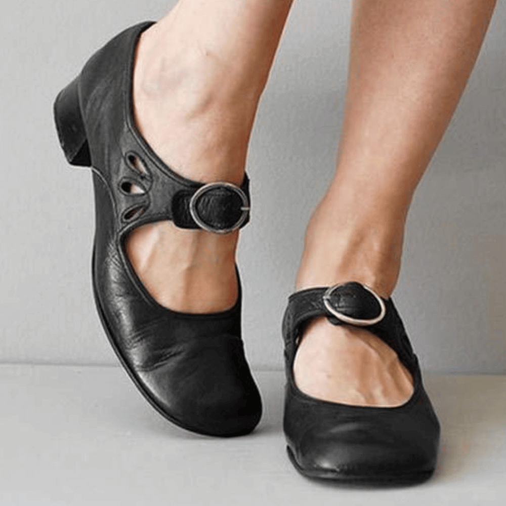 Sandale en cuir pour femmes | Bandeau réglable et maintien confortable