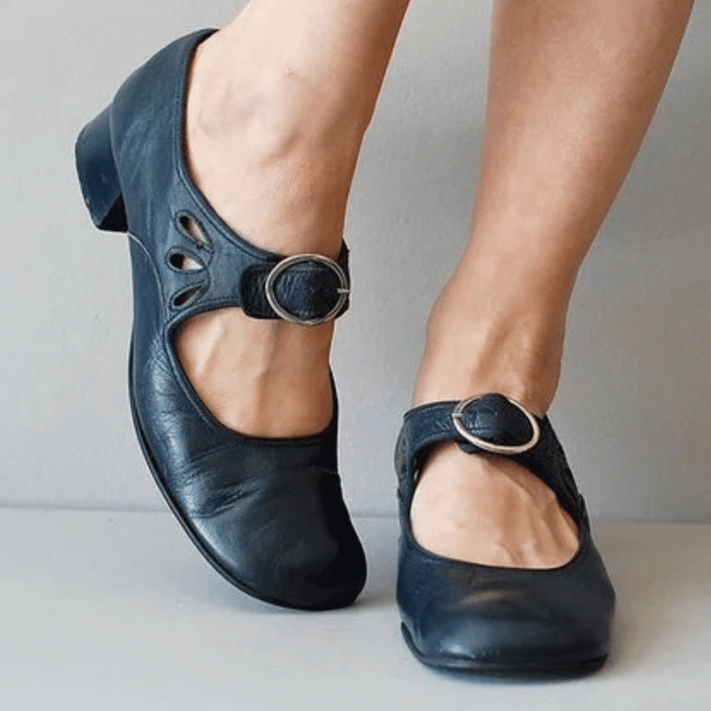 Sandale en cuir pour femmes | Bandeau réglable et maintien confortable
