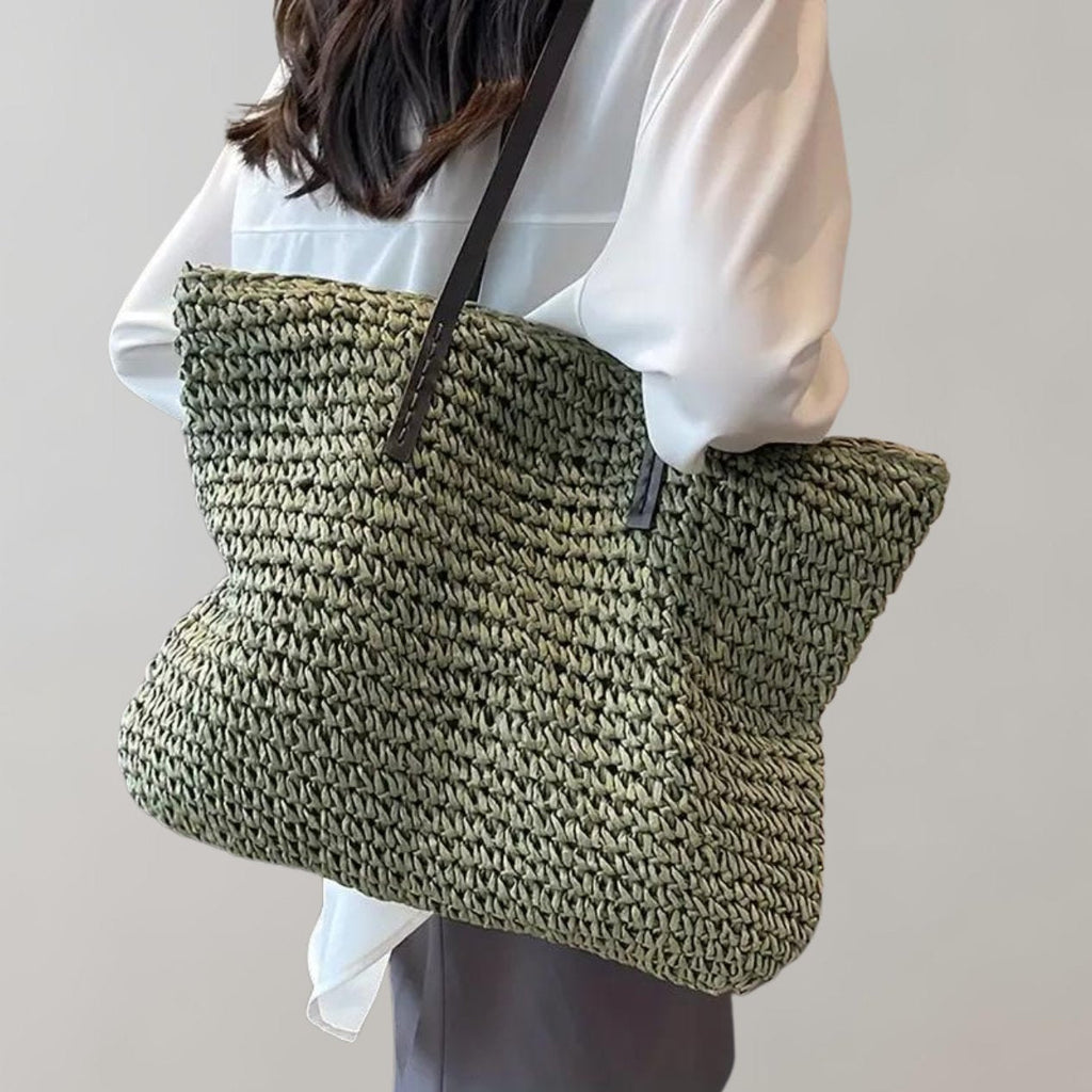 Mira | Sac de plage tressé grandiose et polyvalent