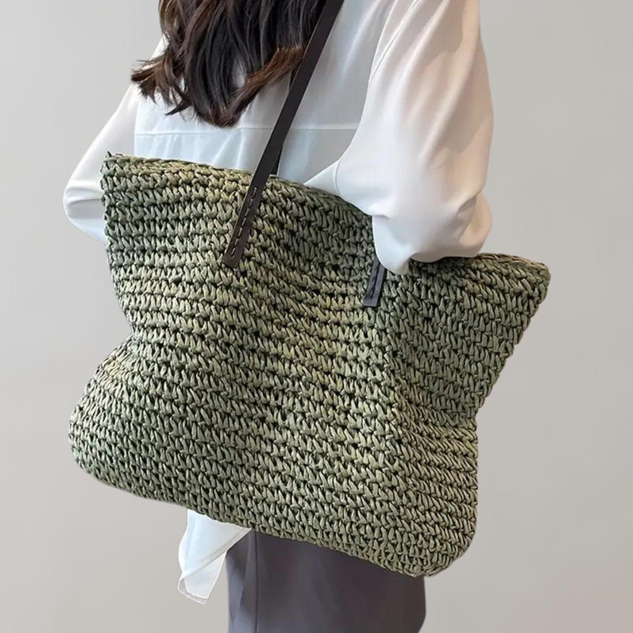 Mira | Sac de plage tressé grandiose et polyvalent