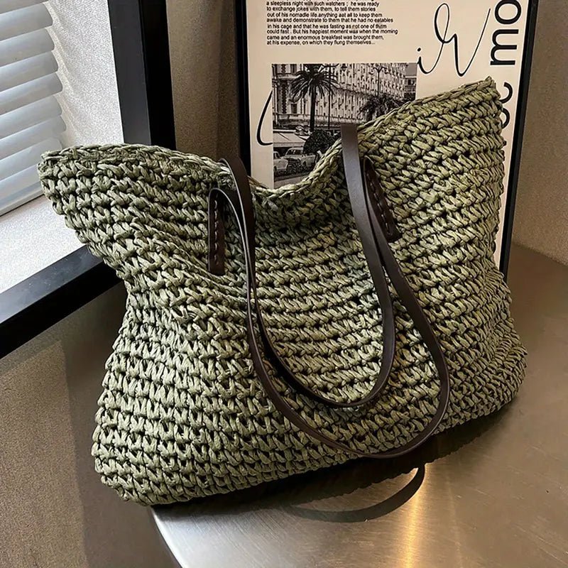 Mira | Sac de plage tressé grandiose et polyvalent