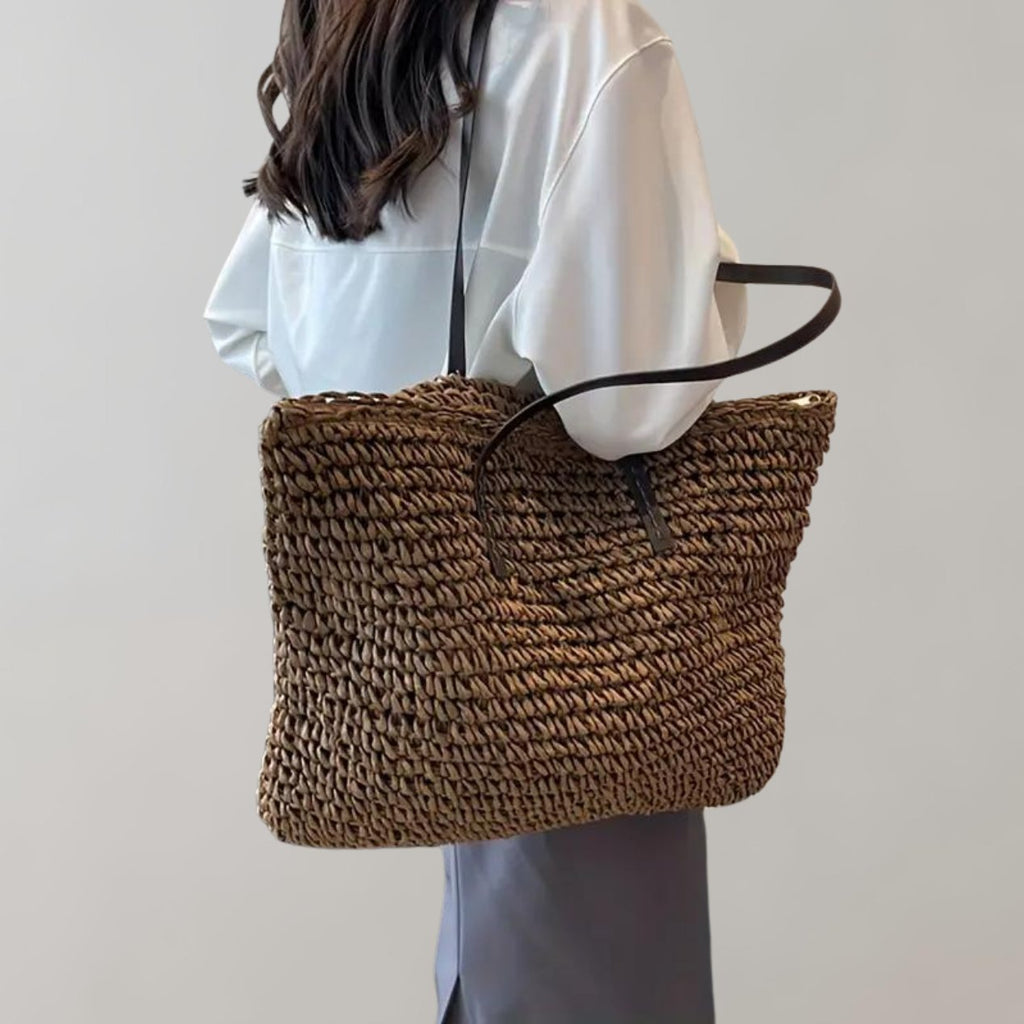 Mira | Sac de plage tressé grandiose et polyvalent
