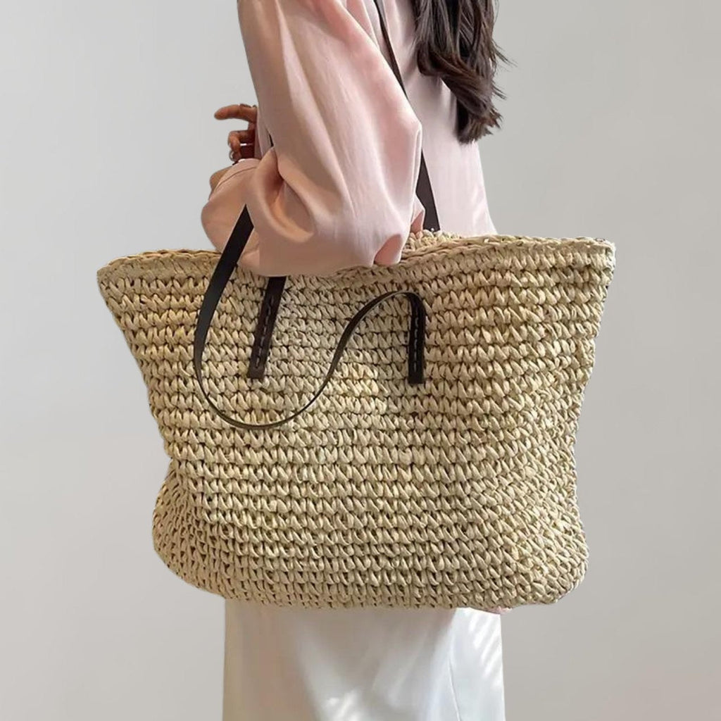 Mira | Sac de plage tressé grandiose et polyvalent