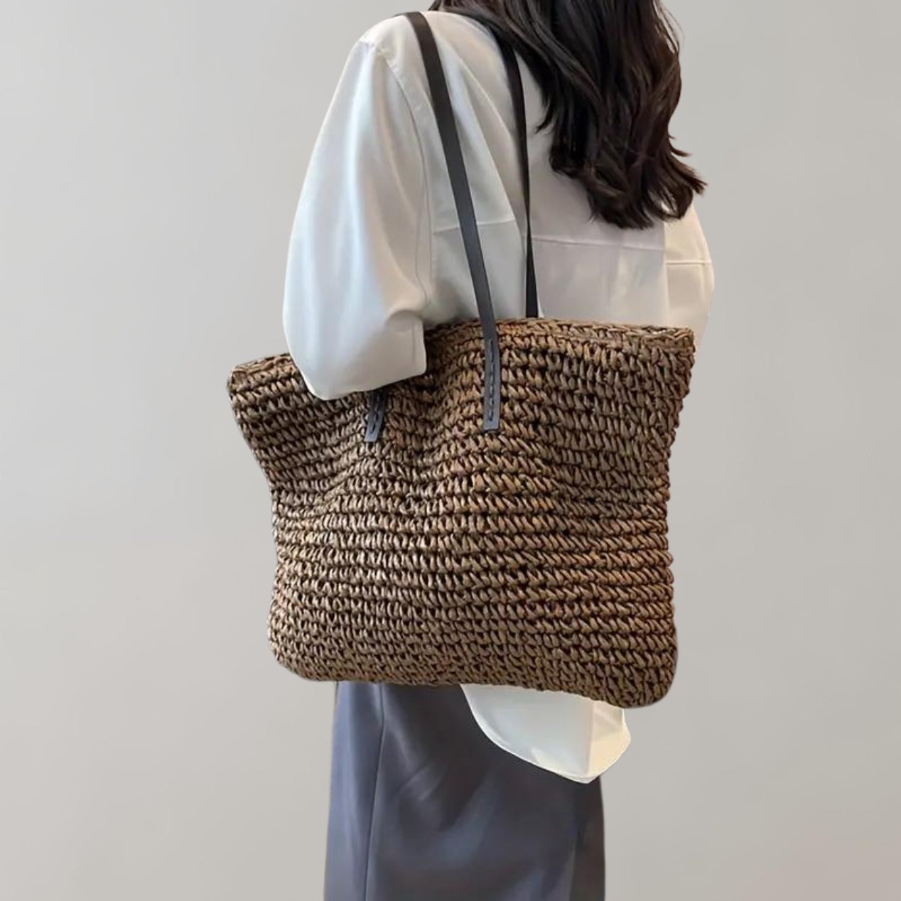 Mira | Sac de plage tressé grandiose et polyvalent