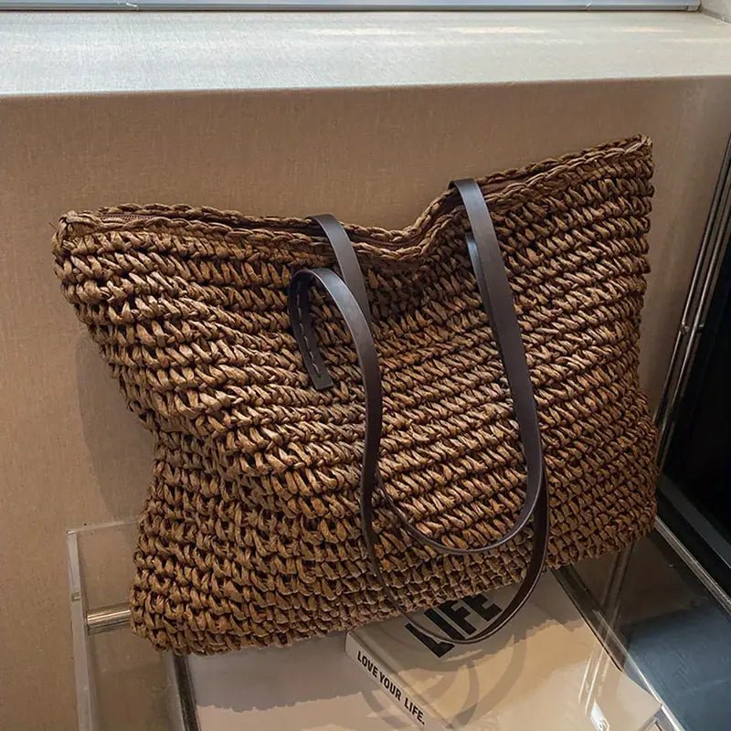 Mira | Sac de plage tressé grandiose et polyvalent