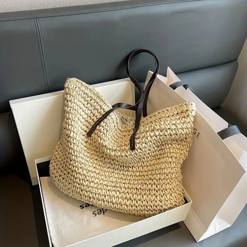 Mira | Sac de plage tressé grandiose et polyvalent