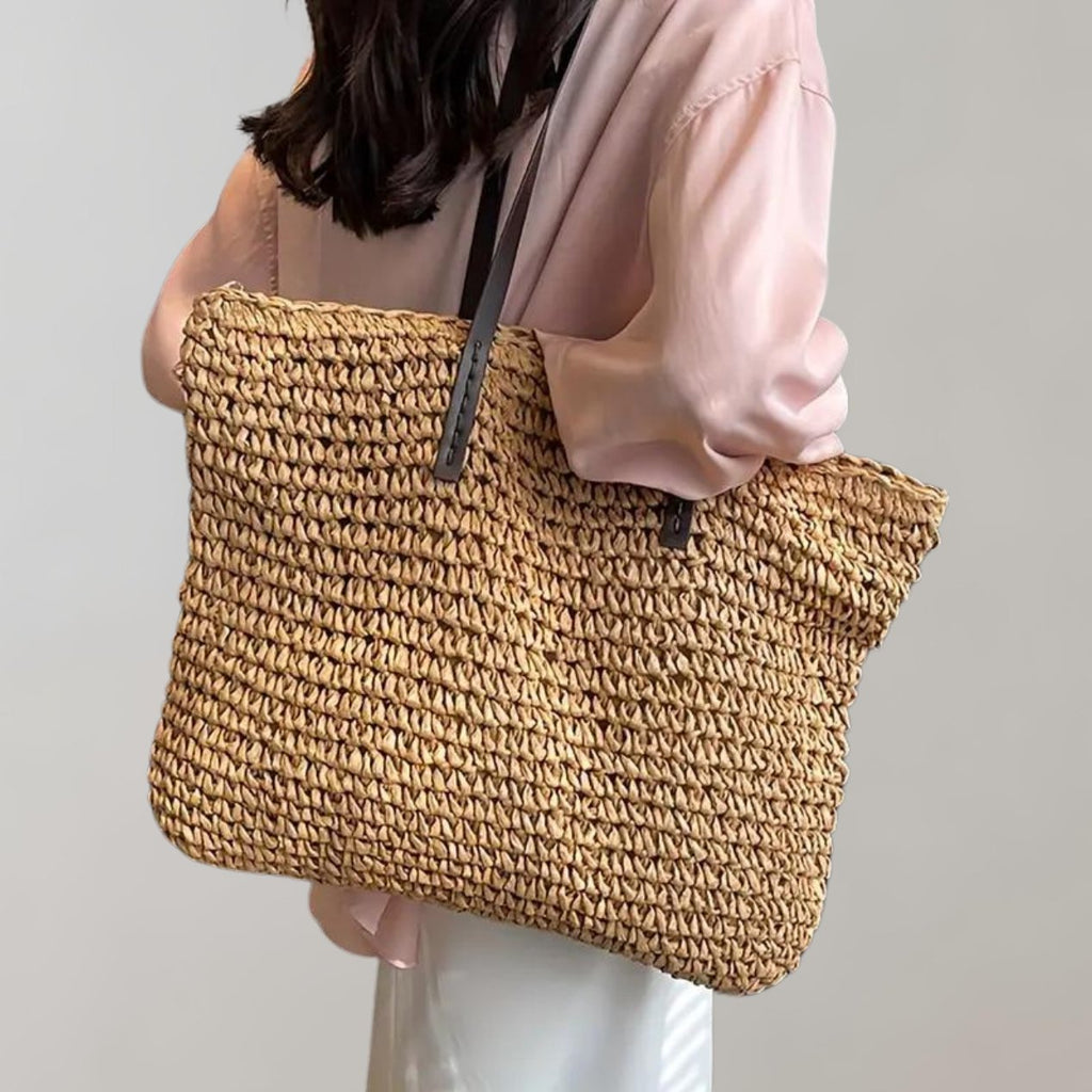 Mira | Sac de plage tressé grandiose et polyvalent