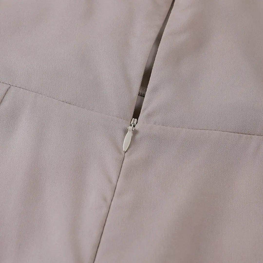 Robe Maxi d'Été pour Femmes | Effet Satin Drapé & Fente Haute