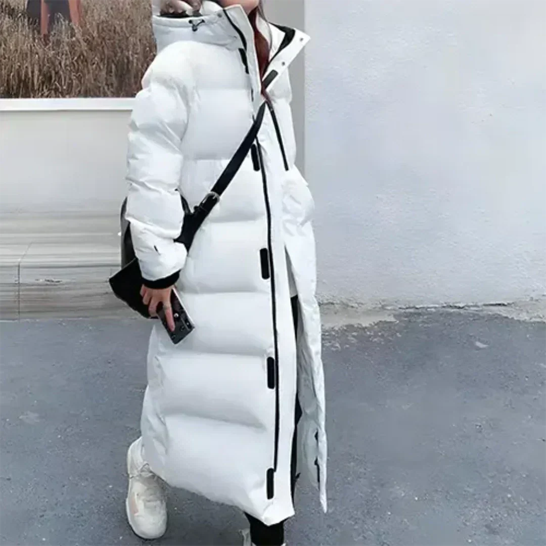Ellen - Manteau d'hiver long et élégant en duvet surdimensionné