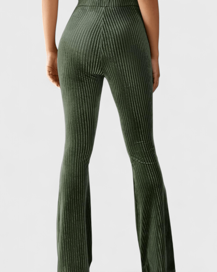 Pantalons Évasés en Velours Élégants – Silhouette Séduisante et Confort Inégalé