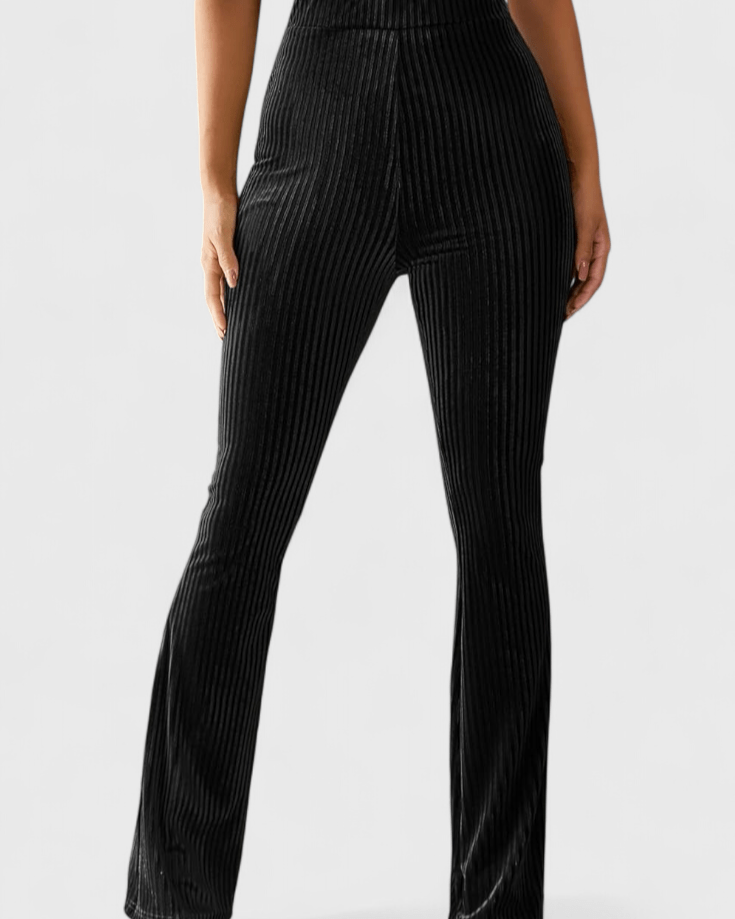 Pantalons Évasés en Velours Élégants – Silhouette Séduisante et Confort Inégalé