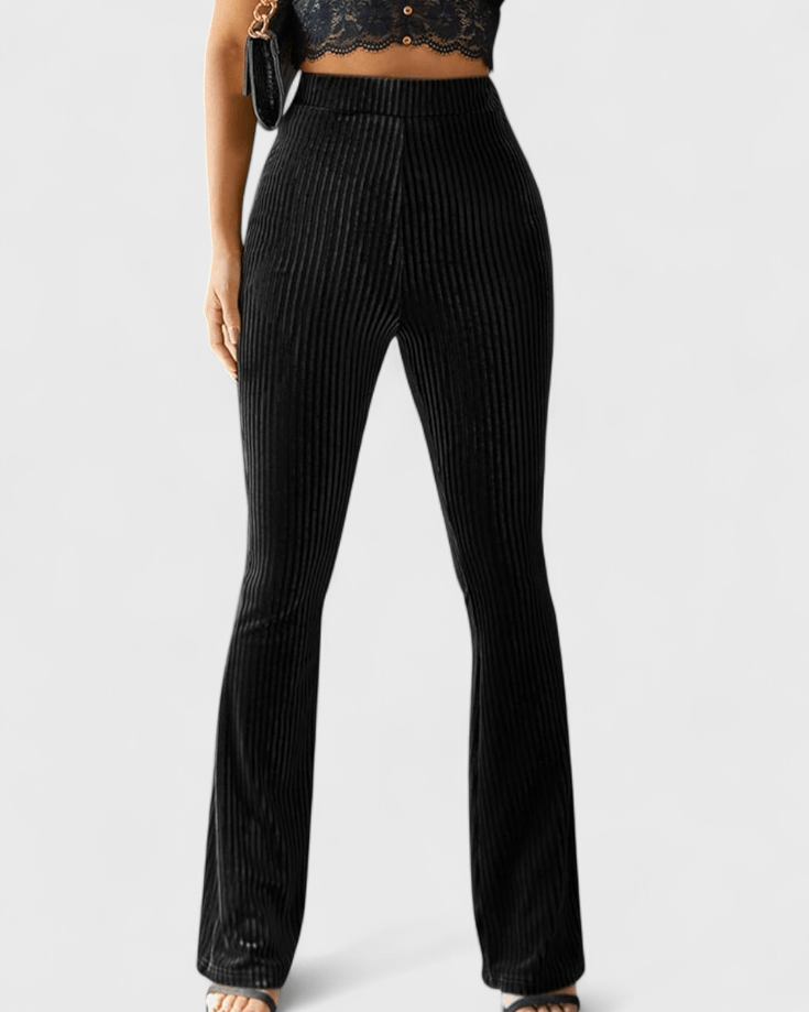 Pantalons Évasés en Velours Élégants – Silhouette Séduisante et Confort Inégalé