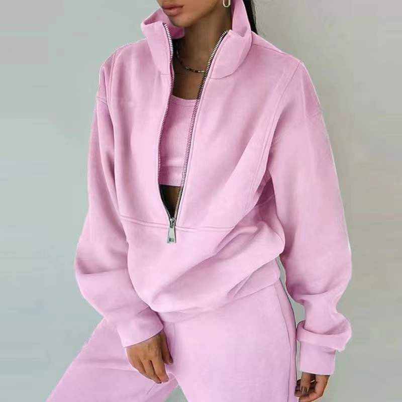 Lozenda - ActiveFit Ensemble de jogging lounge stylé en 3 pièces