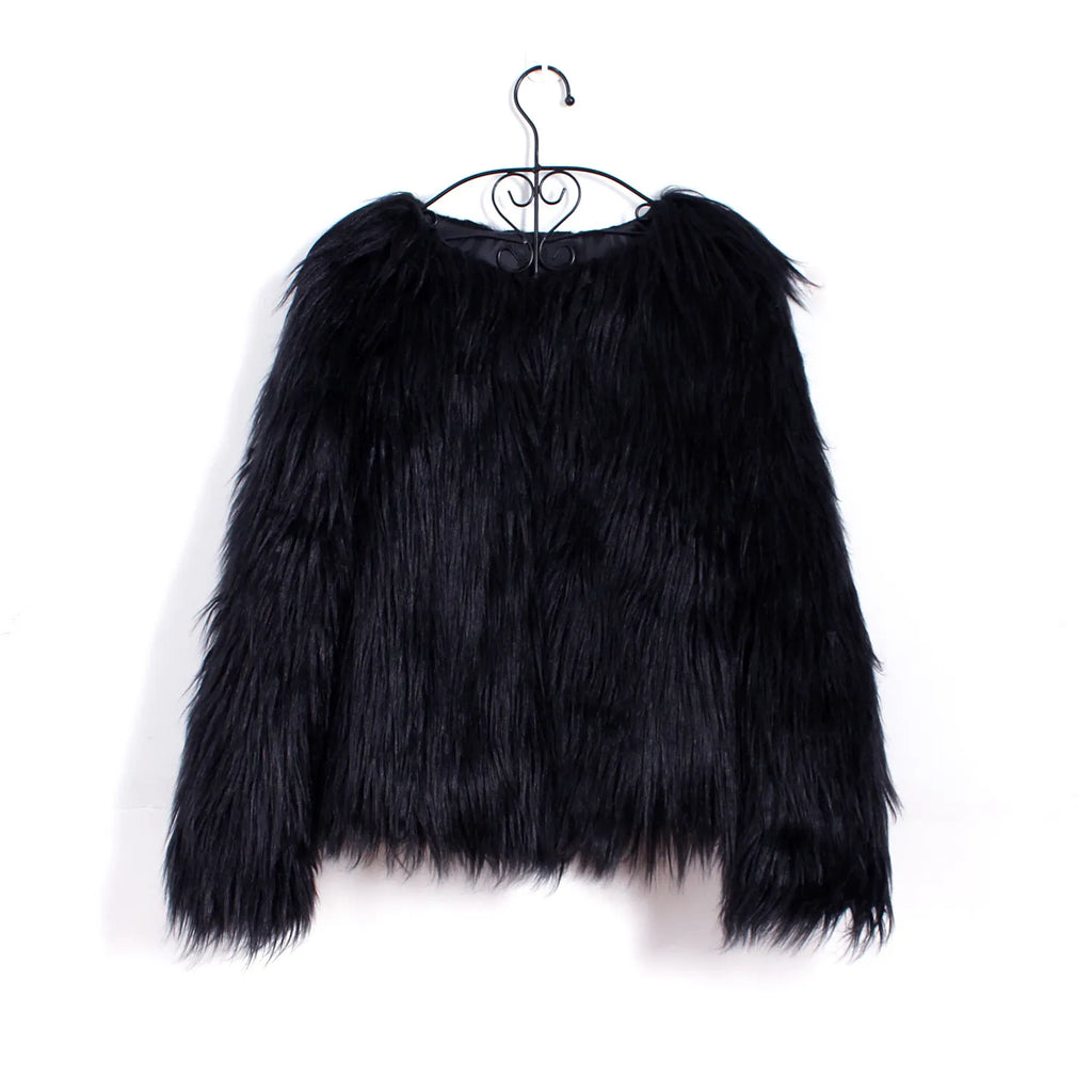 Lozenda - Manteau en fourrure doux avec charme