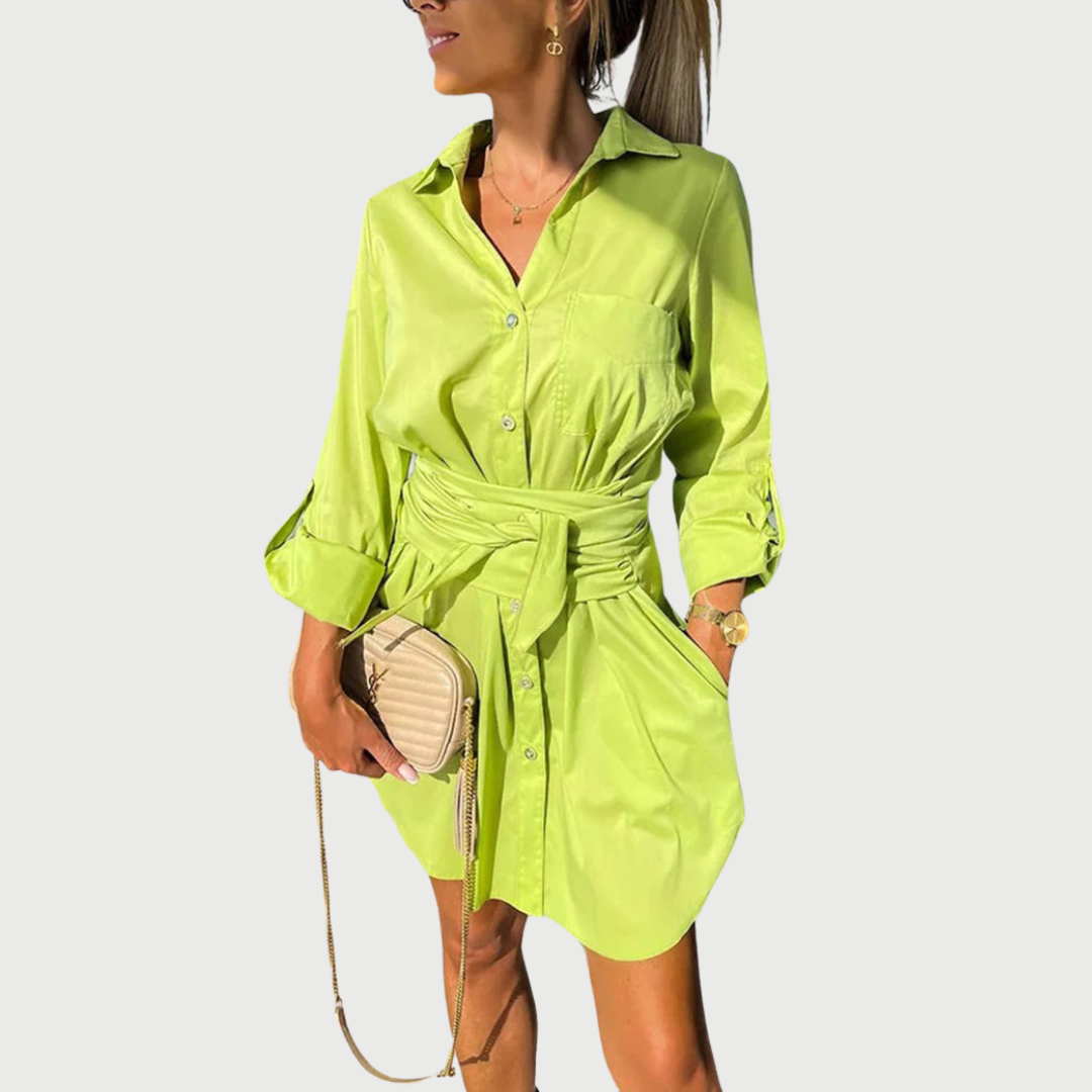 Robe Chemise Femme | Manches Longues