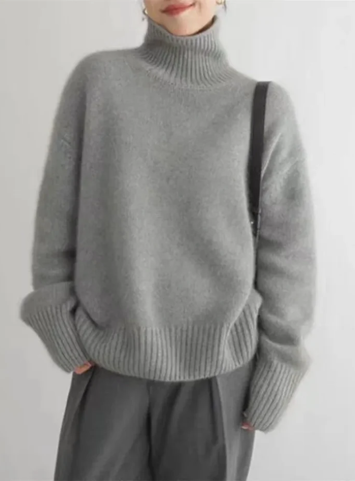 Valentina | Pull à col roulé élégant et confortable pour femmes