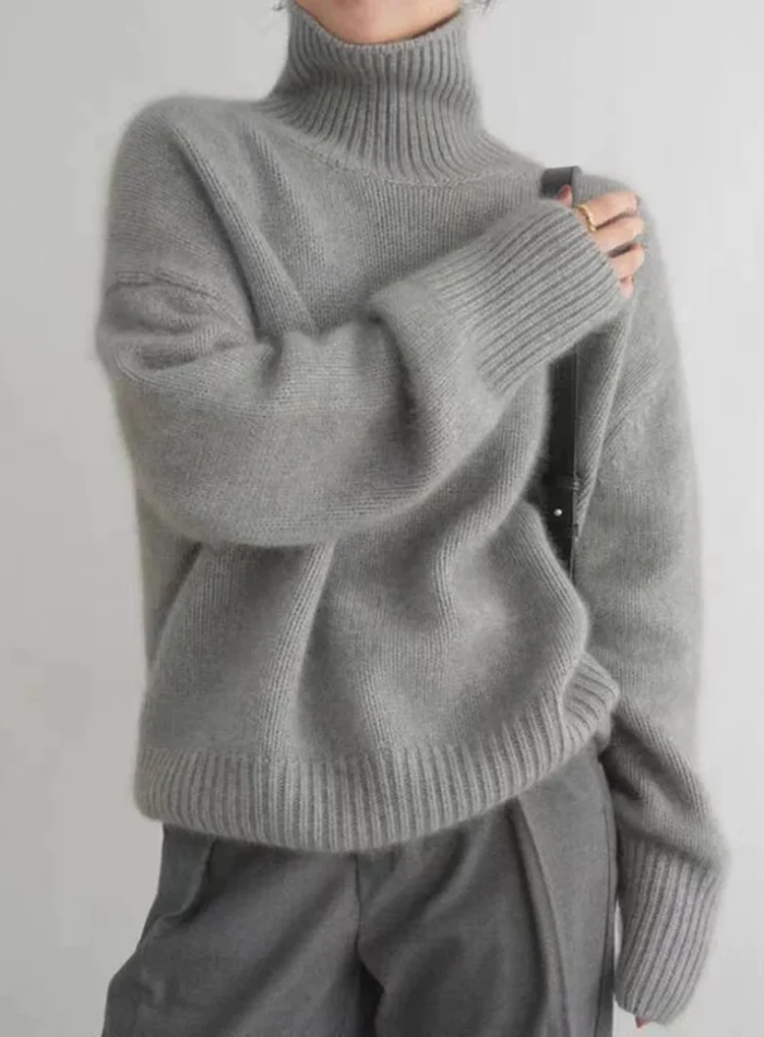 Valentina | Pull à col roulé élégant et confortable pour femmes