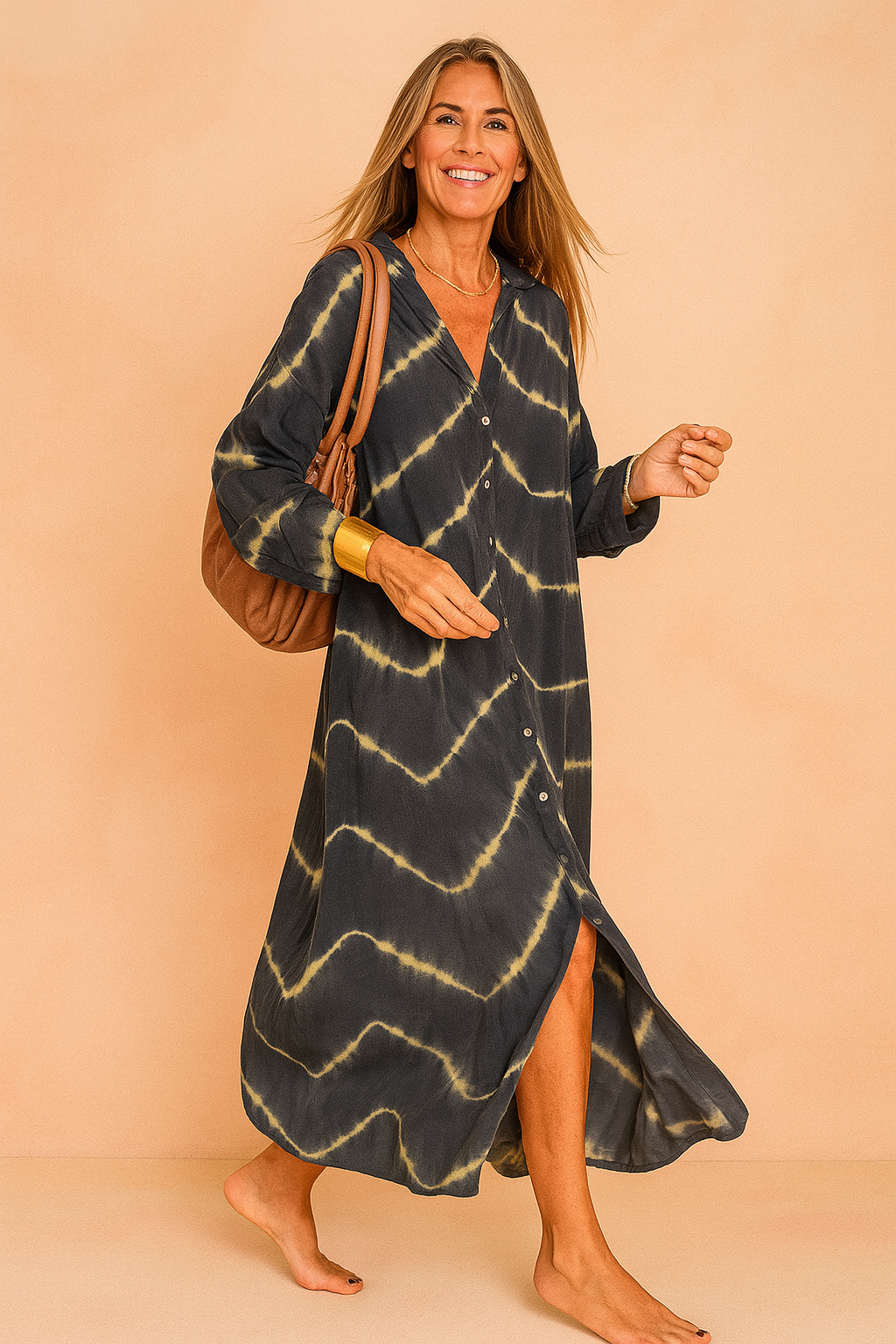 Robe Maxi Imprimée Florale à Col V | Style Estival Sans Effort