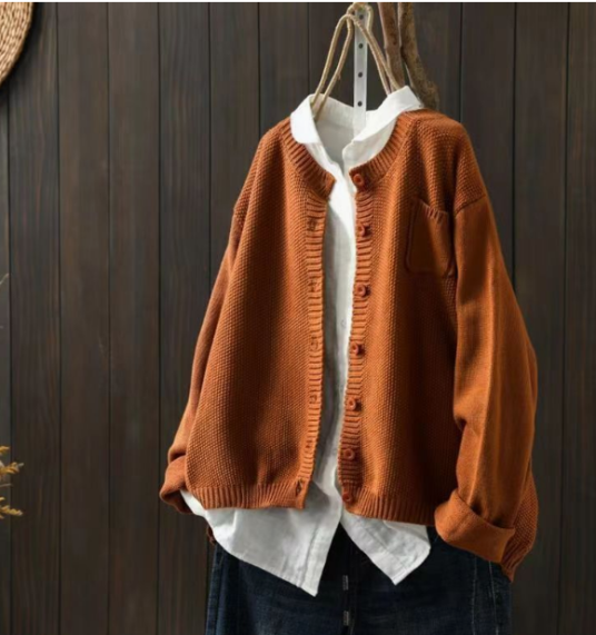 Katharina | Veste en tricot oversize décontractée et douillette