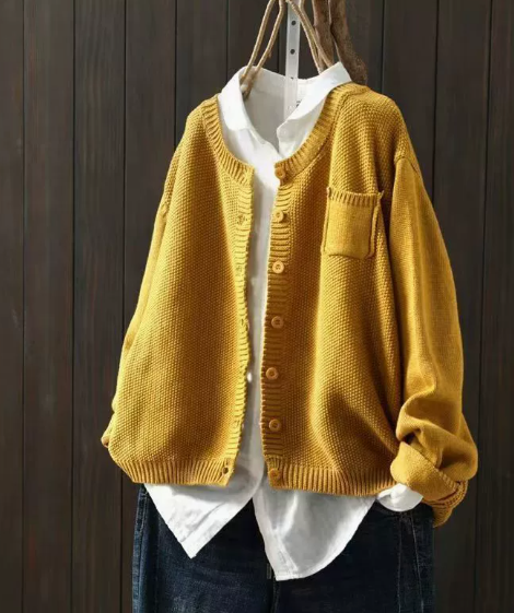 Katharina | Veste en tricot oversize décontractée et douillette