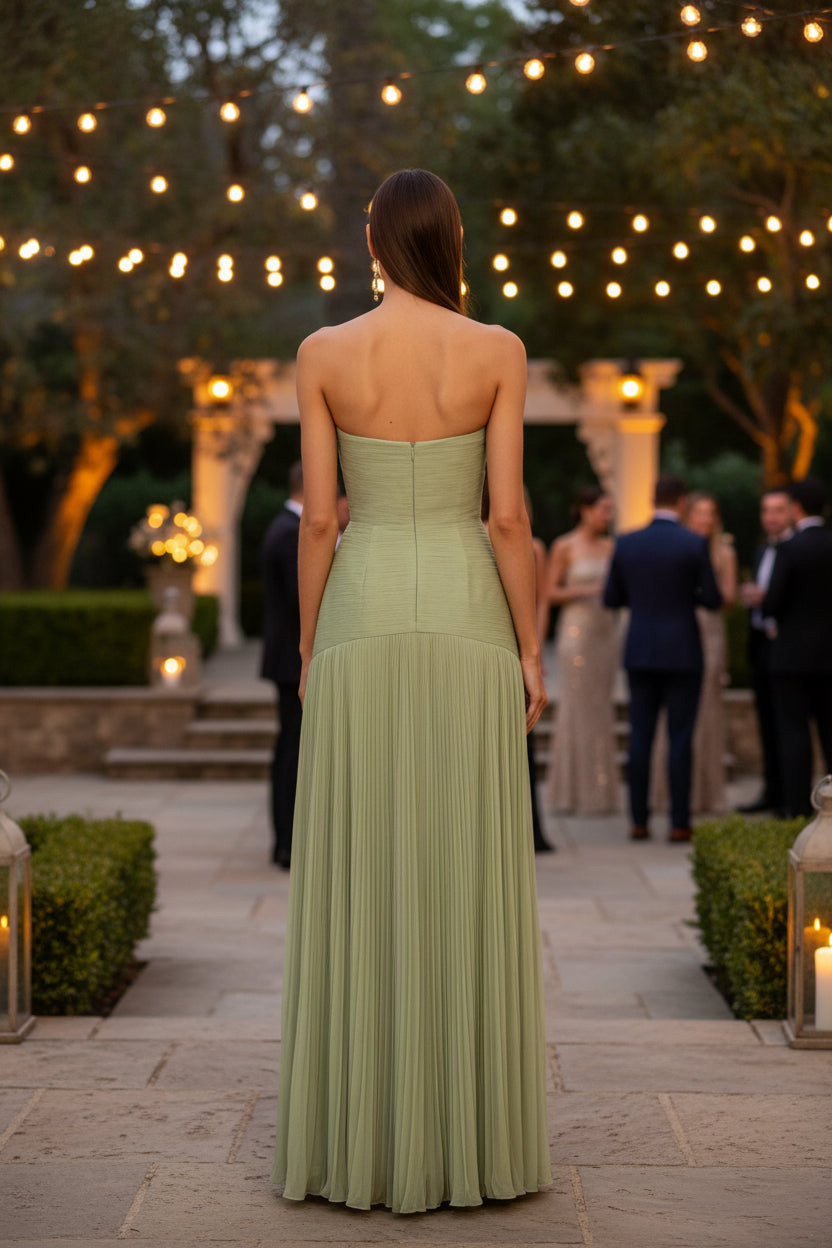 Robe Maxi avec Fente Avant Élégante