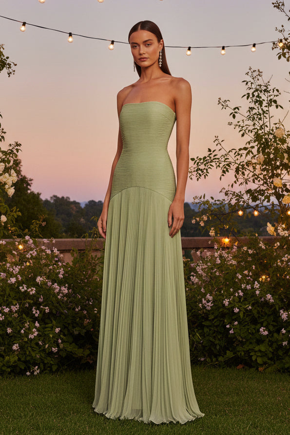 Robe Maxi avec Fente Avant Élégante
