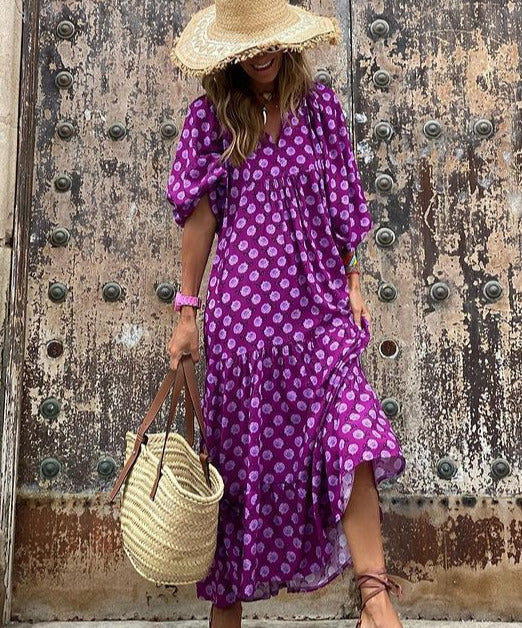 Robe Maxi Femme | Design Boho & Élégance Flottante