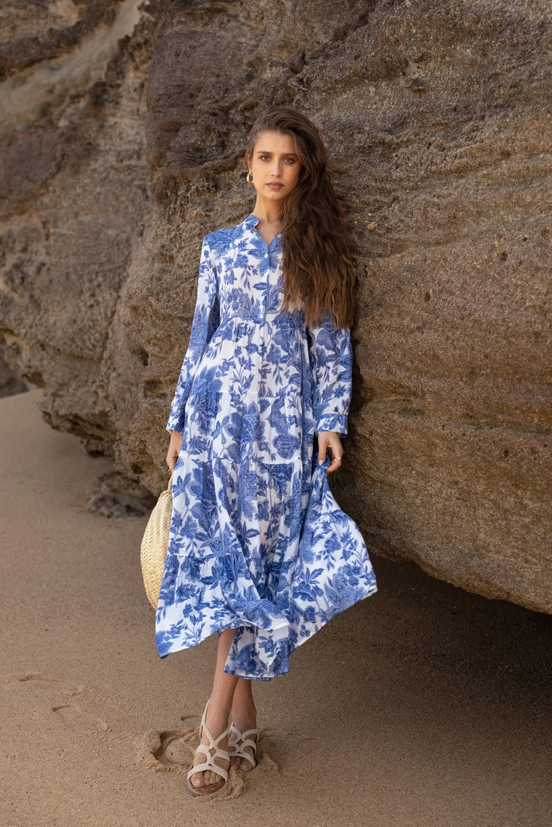 Robe Maxi Femme | Motif Floral & Style Boho Romantique