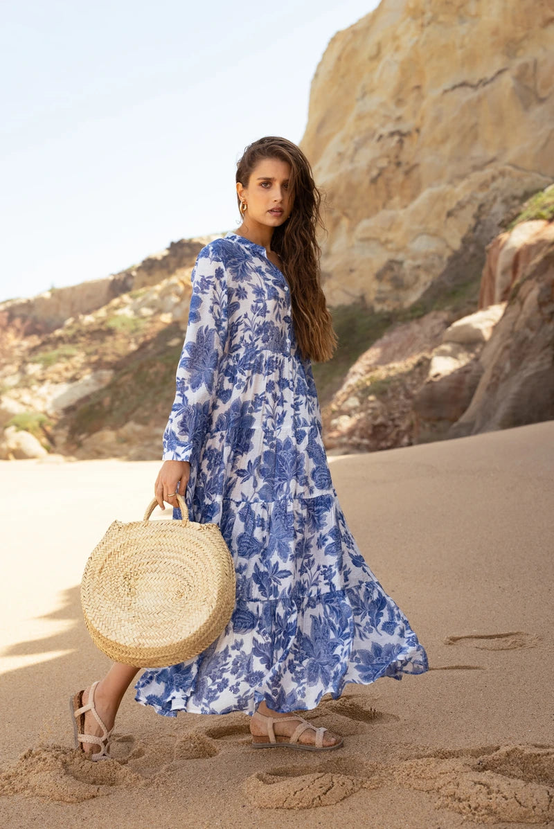 Robe Maxi Femme | Motif Floral & Style Boho Romantique