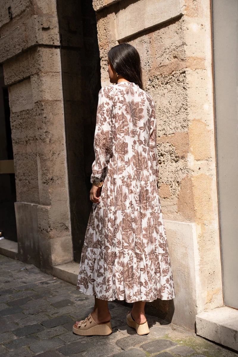 Robe Maxi Femme | Motif Floral & Style Boho Romantique