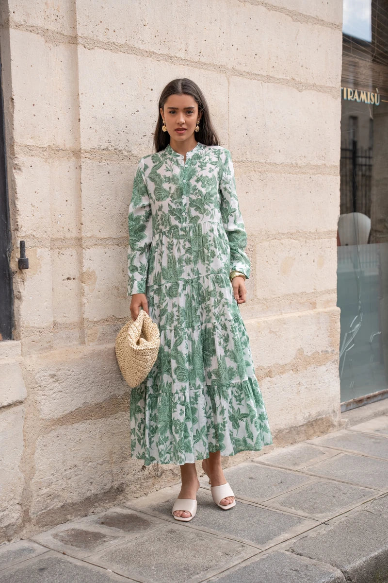 Robe Maxi Femme | Motif Floral & Style Boho Romantique