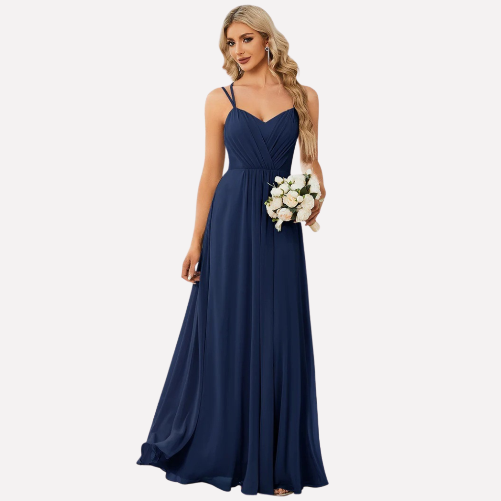 Robe Maxi Femme | Décolleté en Cœur & Fluide Élégante
