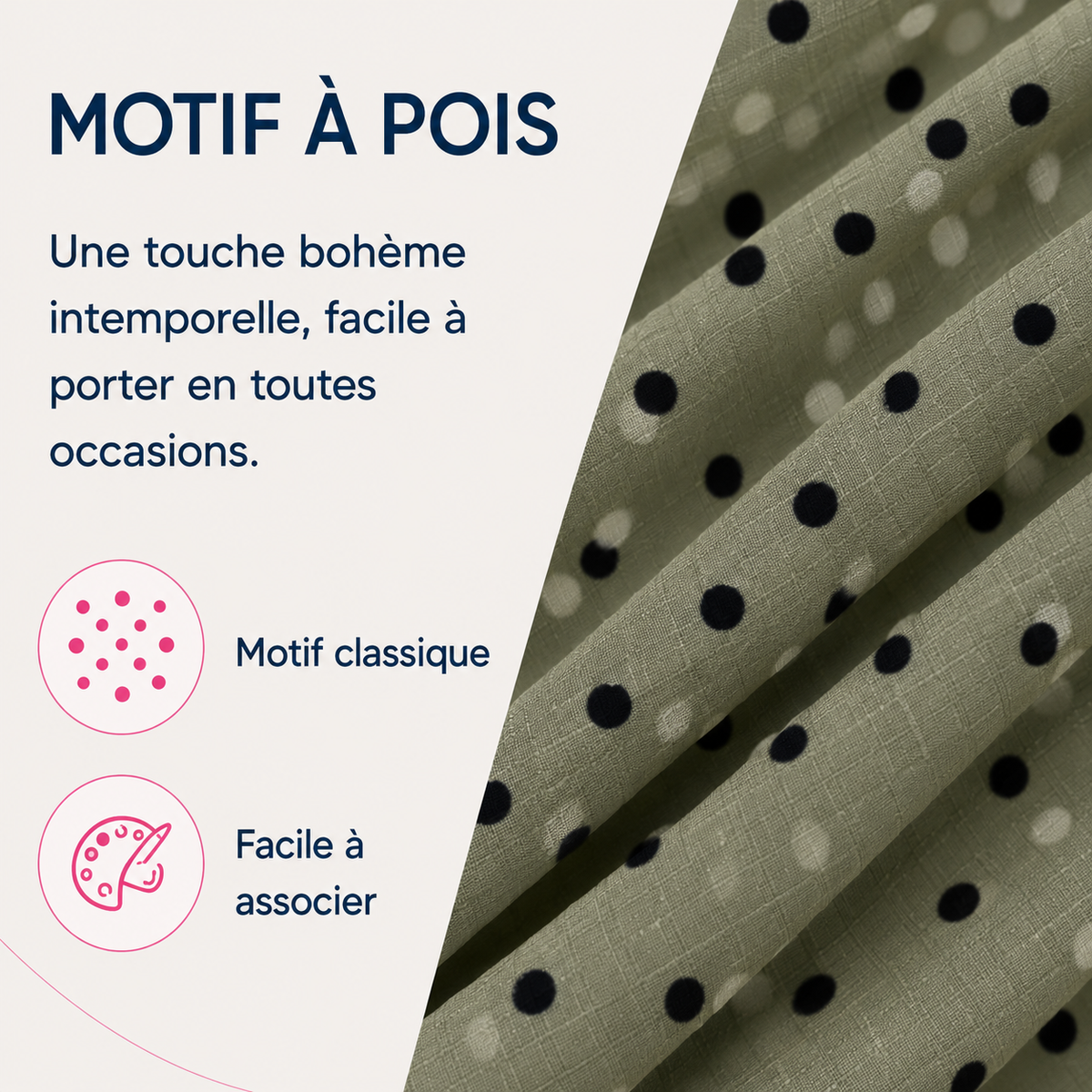 Mia | Robe Maxi à Col Halter à Pois Plissée Sans Dos Bohème