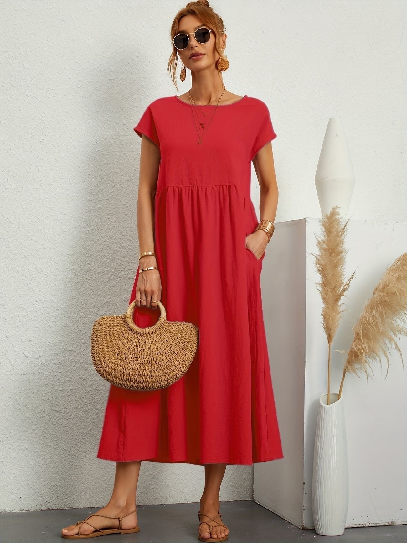 Caroline™ - Robe Casual Élégante