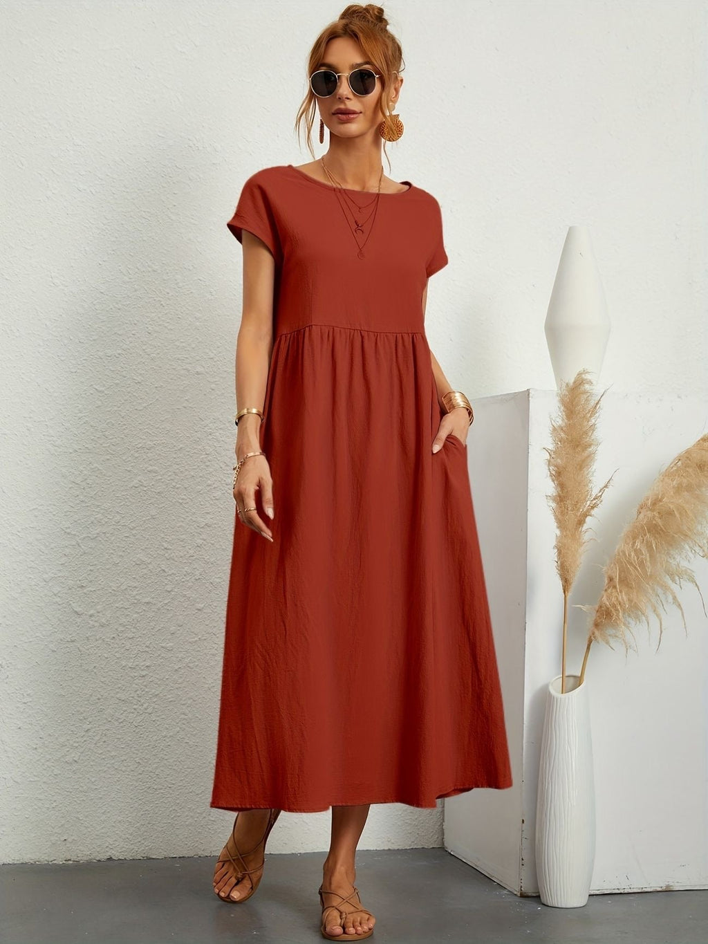 Caroline™ - Robe Casual Élégante