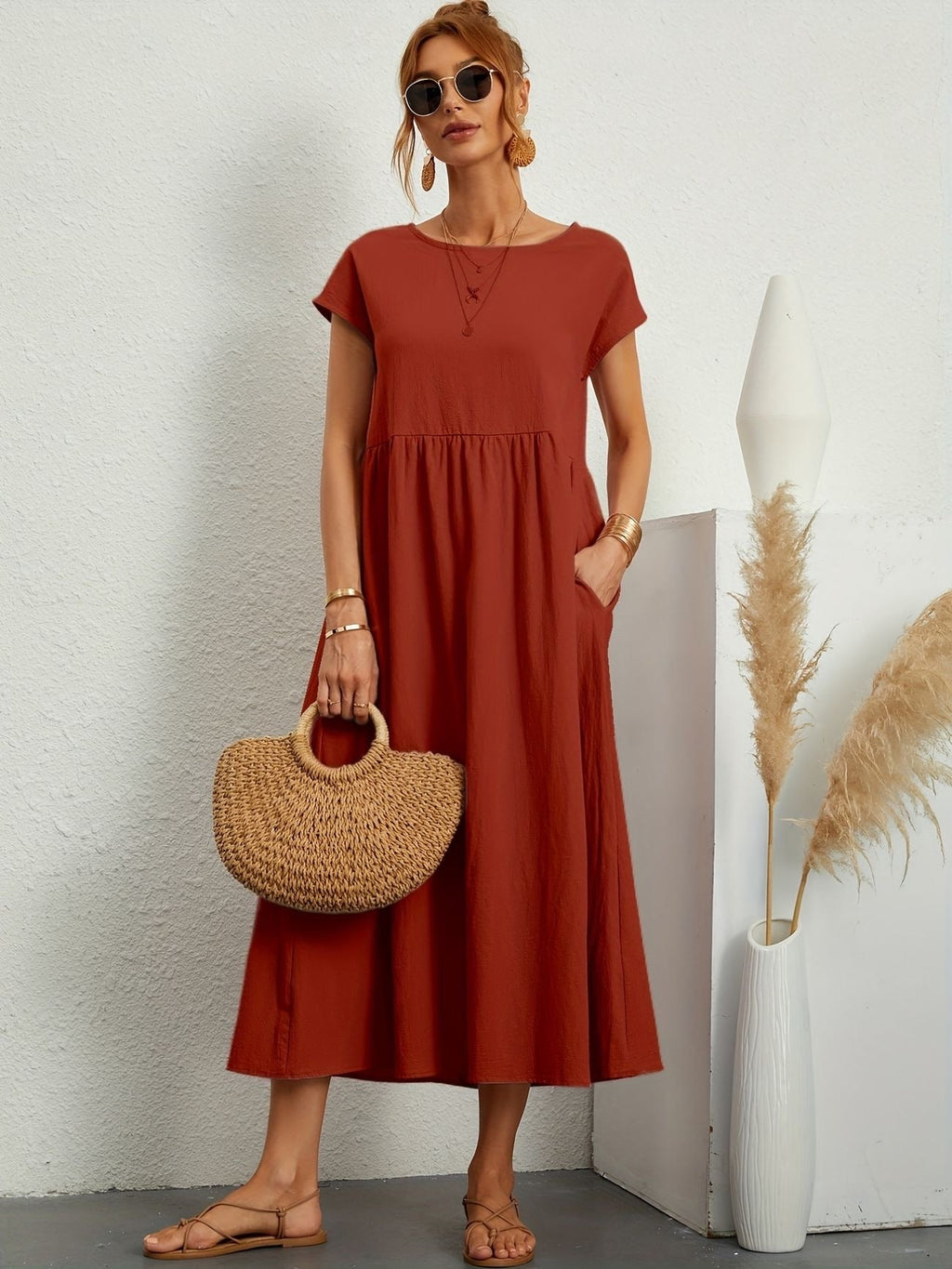 Caroline™ - Robe Casual Élégante