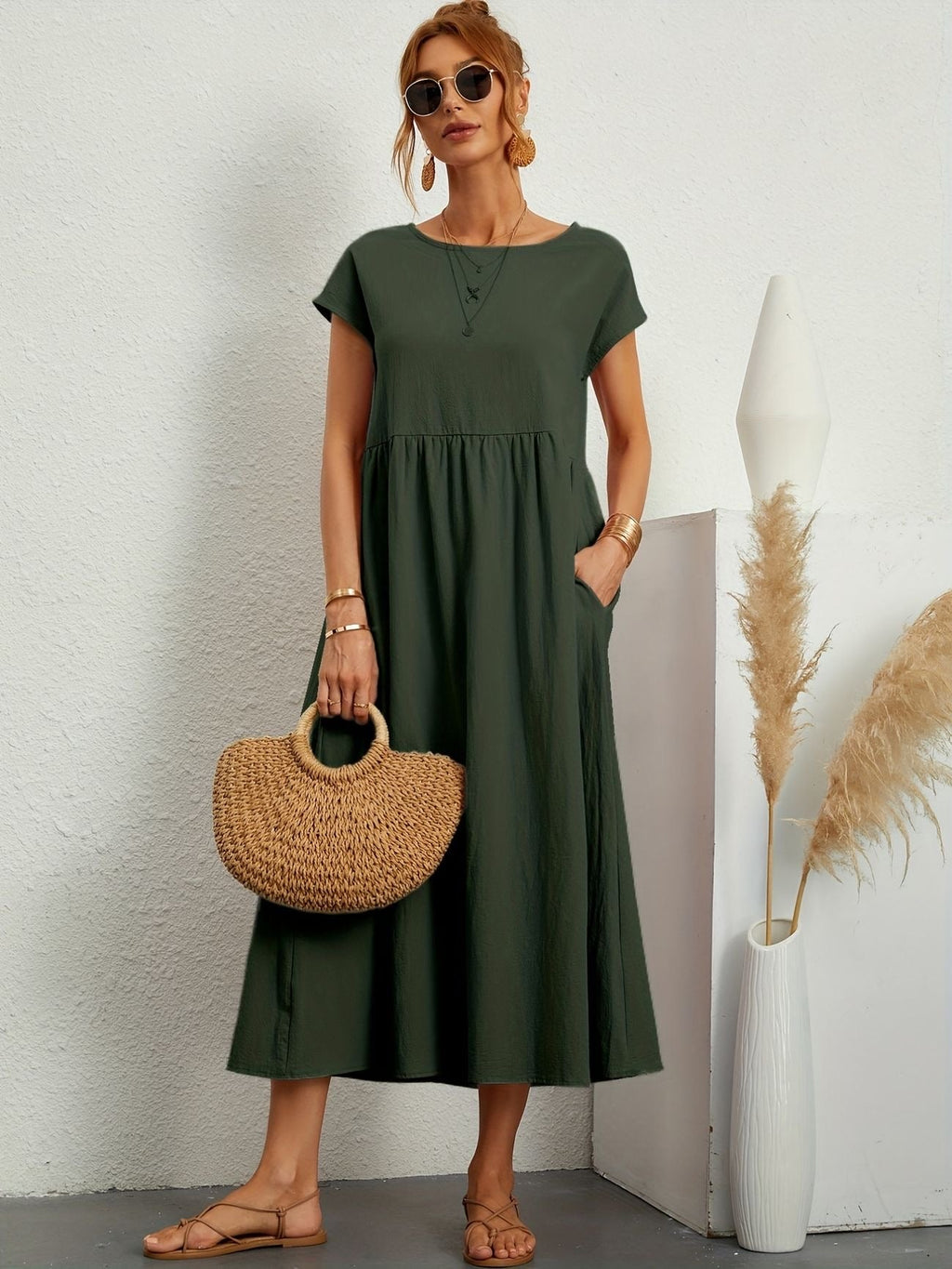 Caroline™ - Robe Casual Élégante