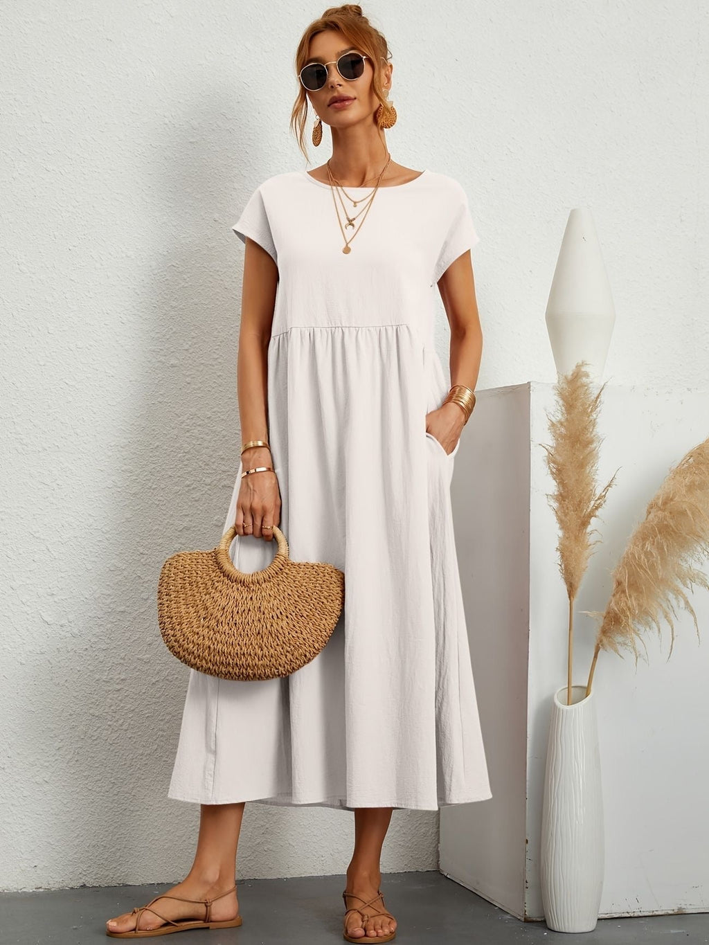 Caroline™ - Robe Casual Élégante
