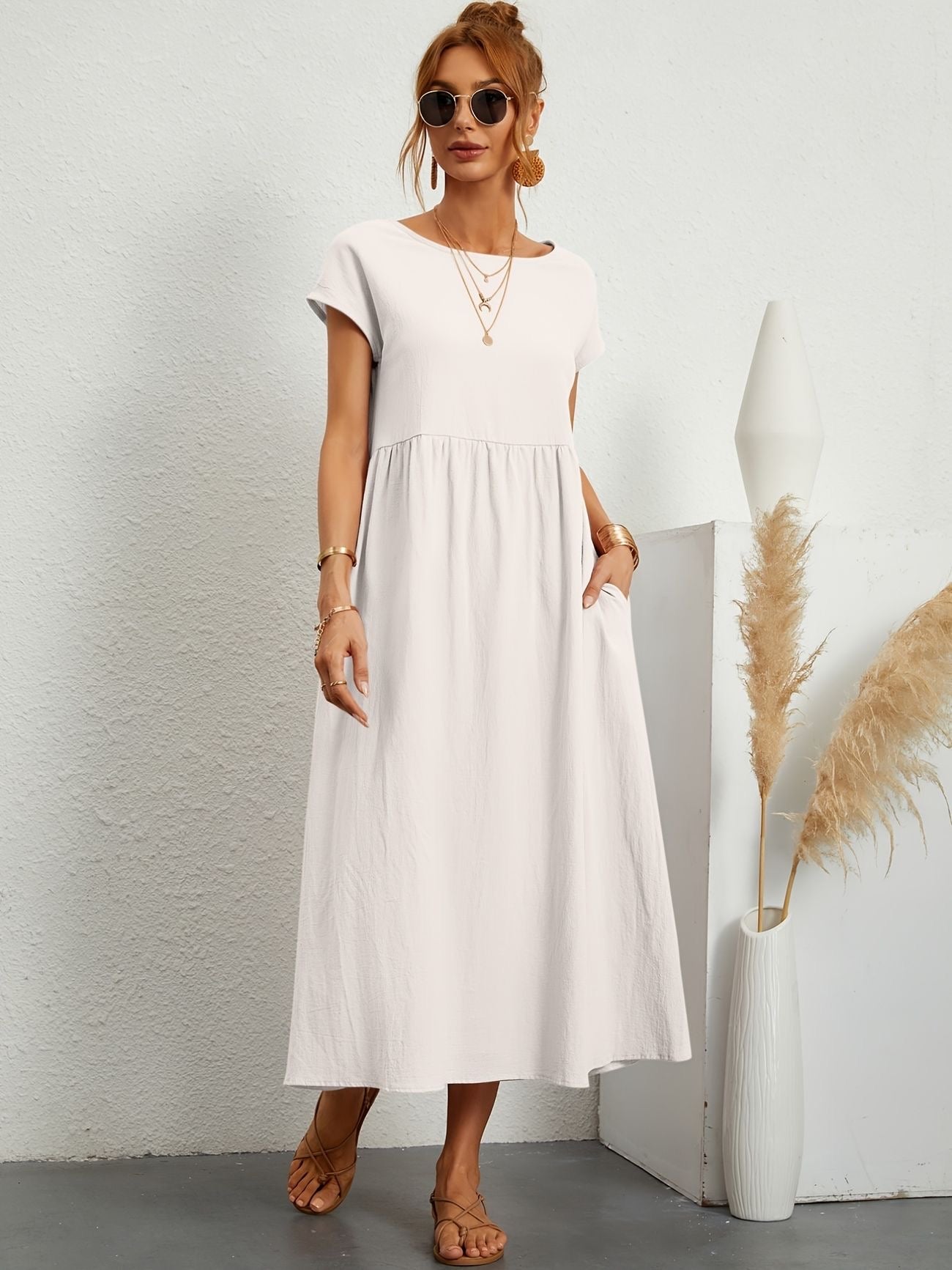 Caroline™ - Robe Casual Élégante