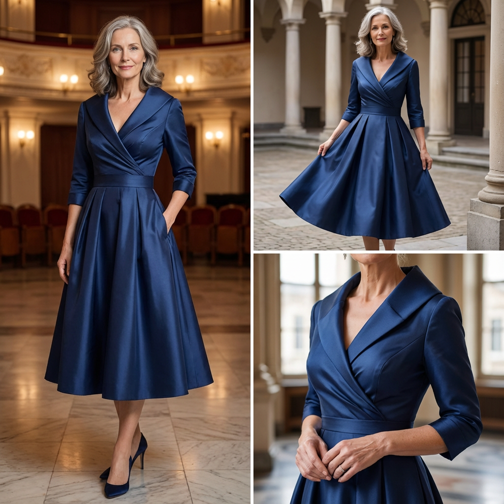 Robe Midi Femme | Élégante & Intemporelle