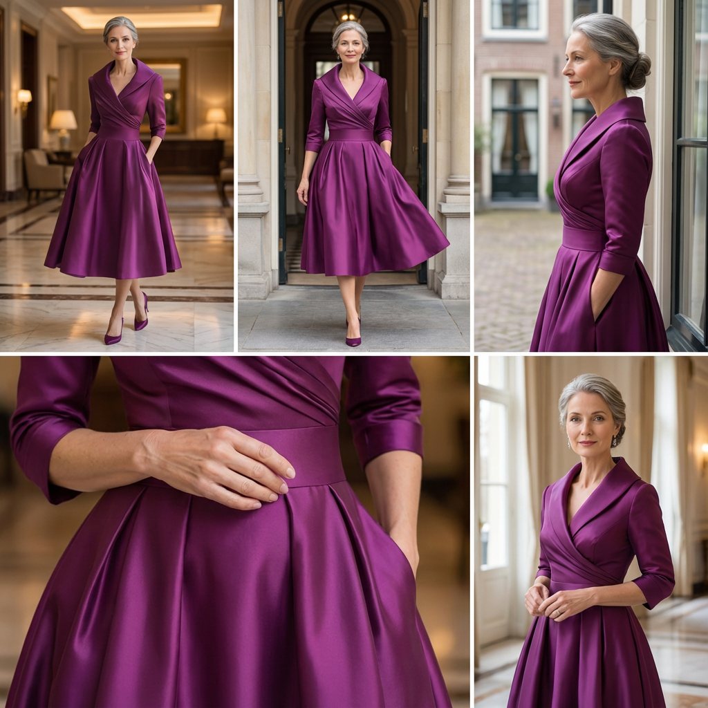 Robe Midi Femme | Élégante & Intemporelle