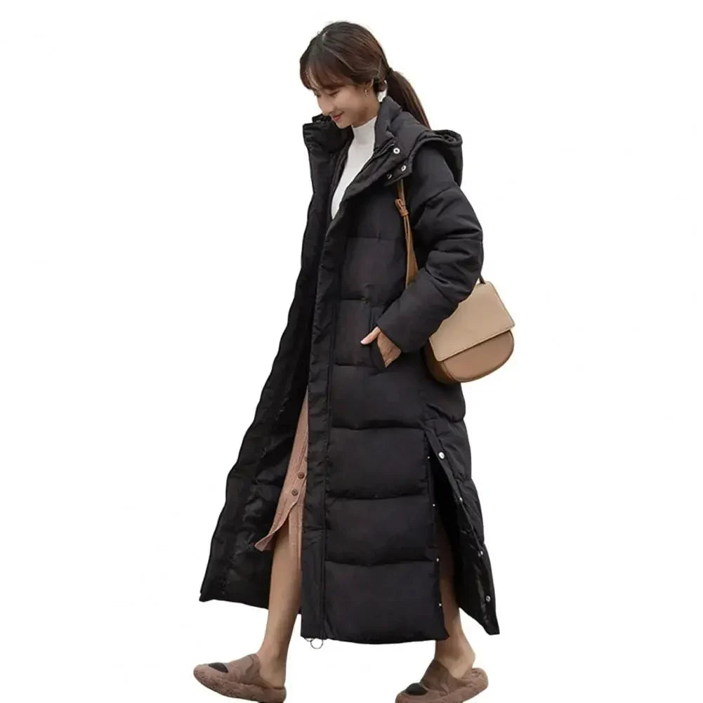 Diana - Manteau d'hiver maxi élégant et matelassé