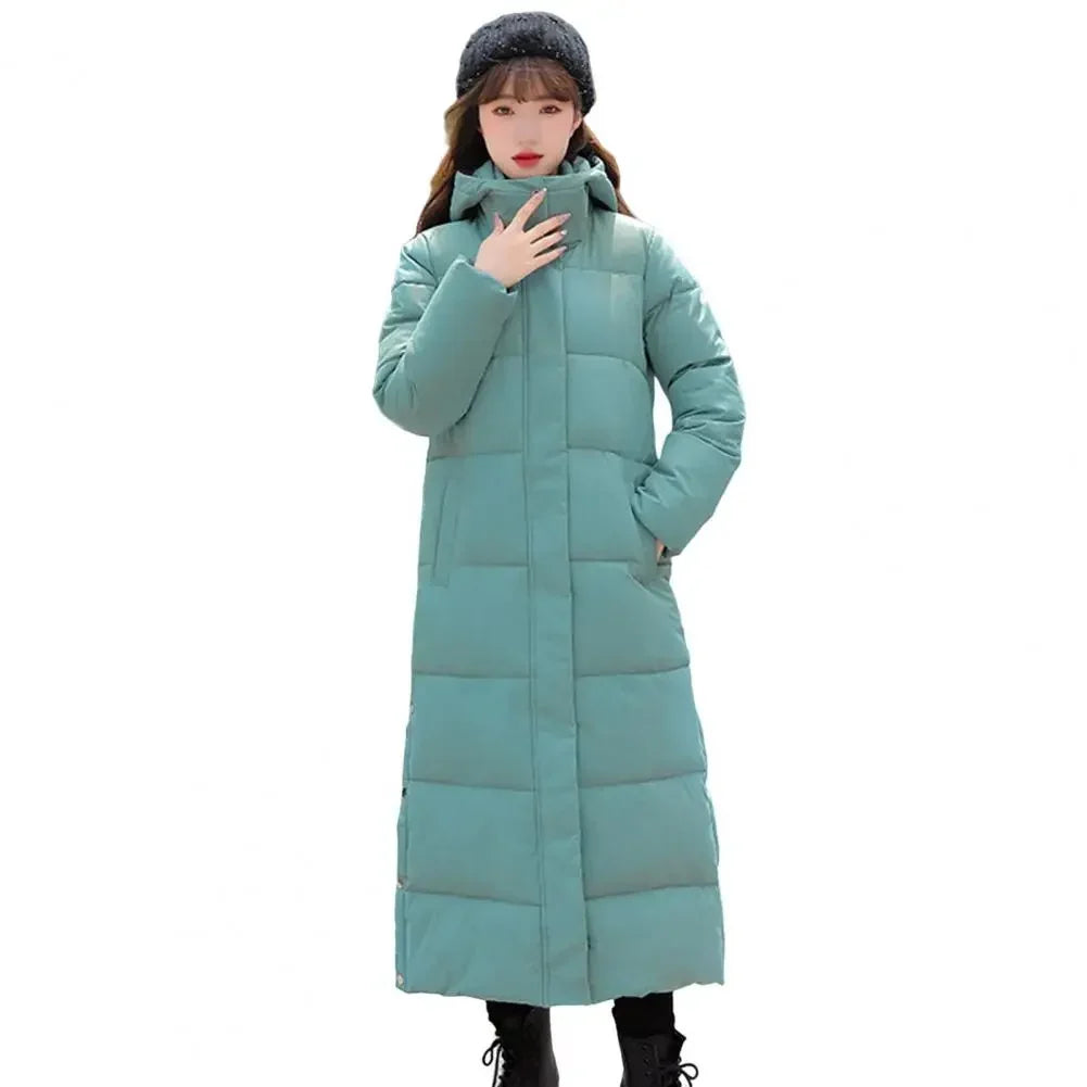 Diana - Manteau d'hiver maxi élégant et matelassé