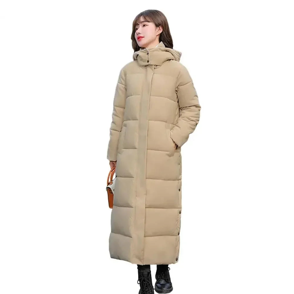 Diana - Manteau d'hiver maxi élégant et matelassé