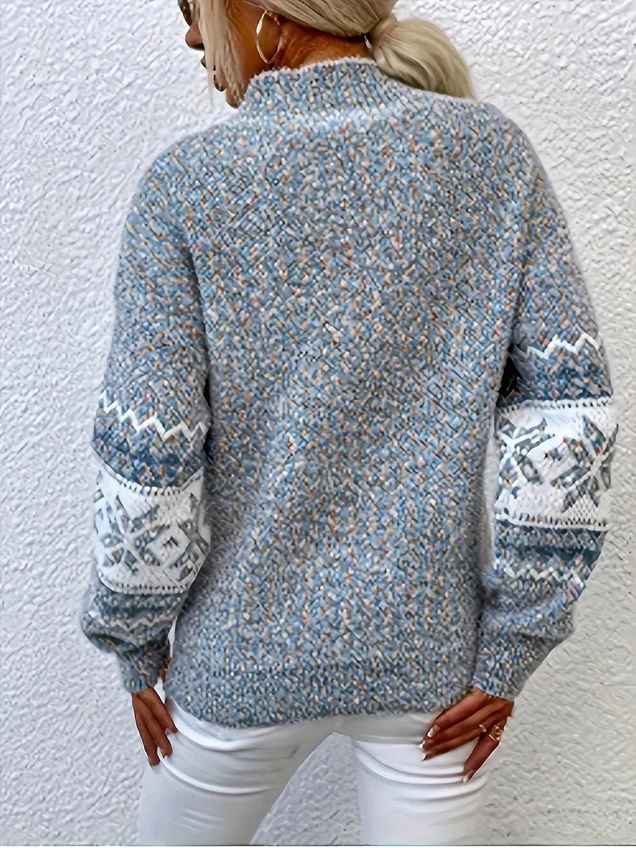 Kerstin | Pull à col roulé sans effort et élégant
