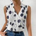 MW | Top sans manches avec imprimé floral et décolleté en V