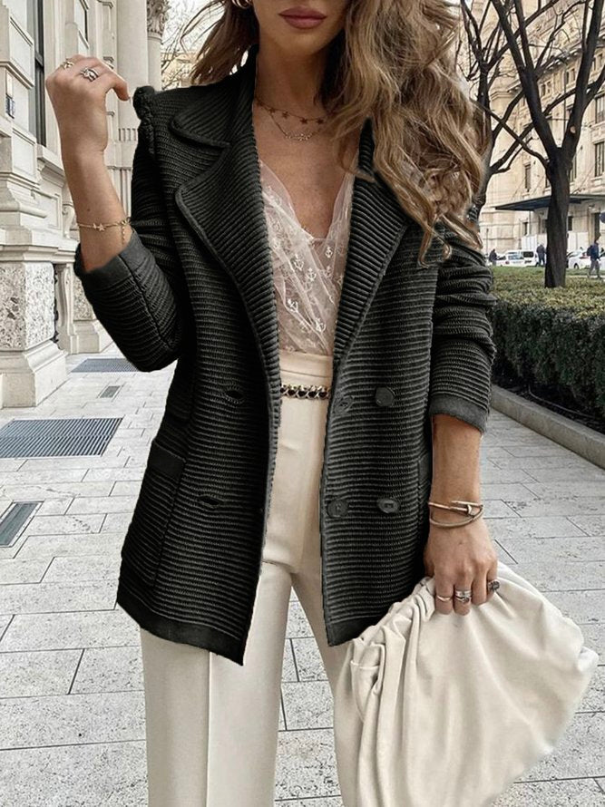Blazer à Manches Longues Femme | Cintré & Élégant