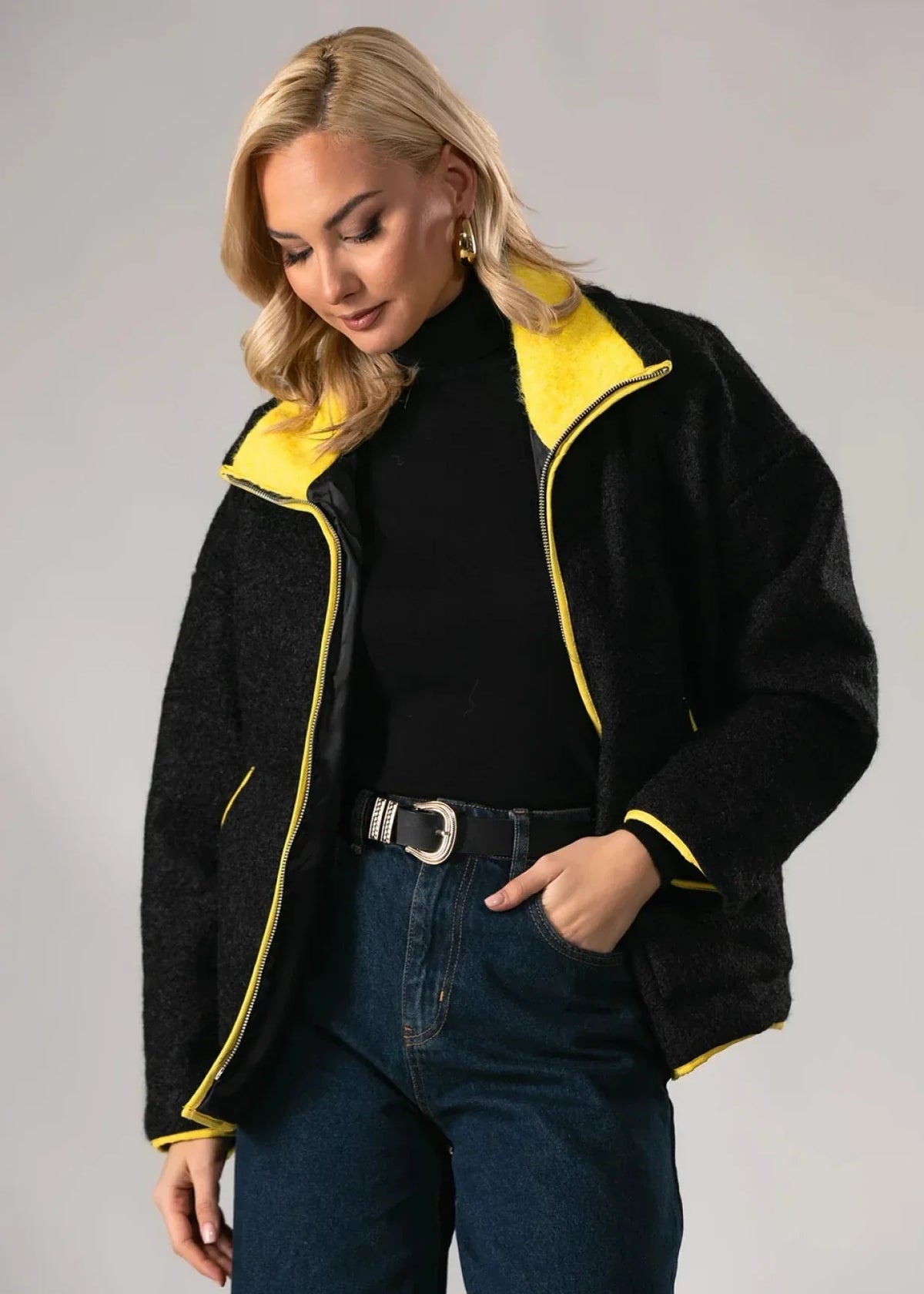 Veste Maille Duo