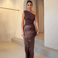 Robe Maxi d'Été Effortless avec Silhouette Féminine Flottante